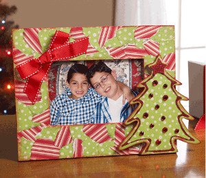 Festive Frame with Christmas Tree