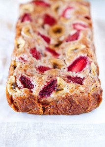 The Greatest Strawberry Banana Bread