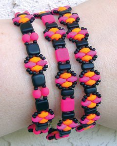 Sizzling Stitched Stacker Bracelets