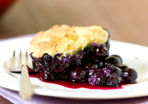 Blue Ribbon Blueberry Cobbler