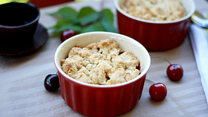 Cherry Cobbler For Two