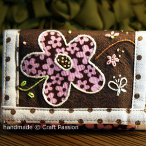 Trifold Floral Wallet