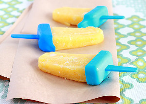 Spicy Pineapple Coconut Ice Pops