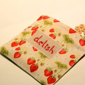 Embroidered Reusable Snack Bag