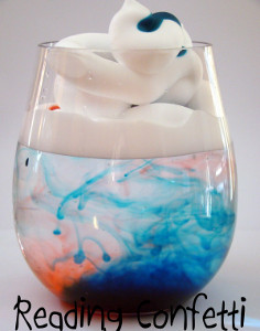 Swirling Color Cloud Experiment