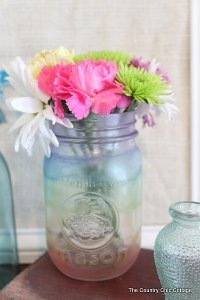 Quick and Easy Patriotic Mason Jar