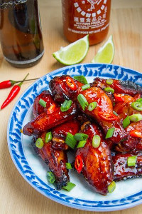 Spicy Caramel Chicken Wings