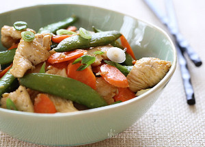 Light Veggie Chicken Stir Fry