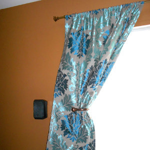 Homemade Fabric Curtains