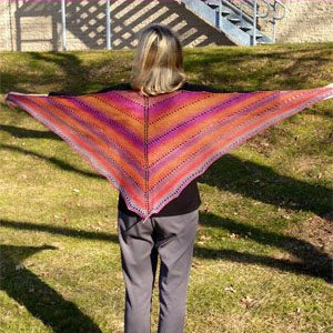 Painted Desert Lace Shawl