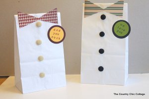 Dad's Button Down Gift Bags