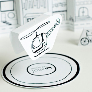 Printable Flying Helicopter