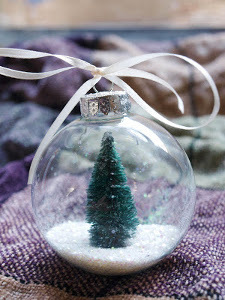 Snow Globe Ball Ornament