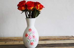 Elegant Upcycled Vase