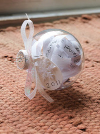 Year of Memories Ball Ornament