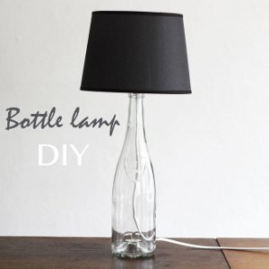 Chic and Shady Bottle Lamp