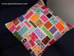 Scrappy Jigsaw Cushion