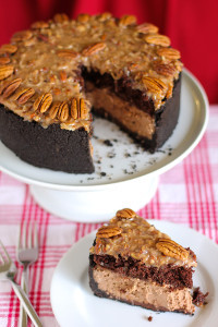 Glorious German Chocolate Cheesecake