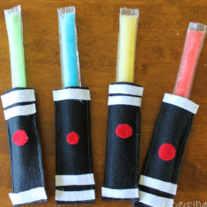 Light Saber Freezer Pops