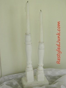 Upcycled Wooden Candleholder