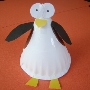 Paper Plate Penguin