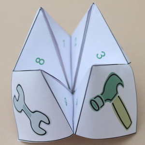 Printable Father's Day Fortune Teller