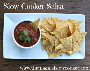 Simple Slow Cooker Salsa