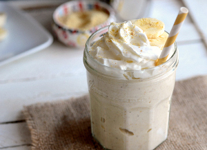 Boozy Banana Cream Pie Milkshake