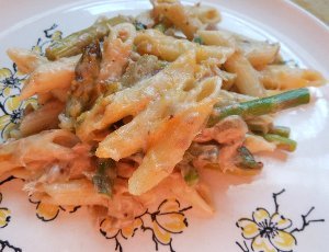 Tuna Noodle and Asparagus Casserole