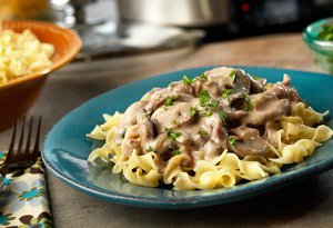 Creamy Beef Stroganoff