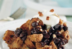 Chocolate Cappuccino Bread Pudding