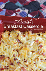Breakfast Casserole Amish Style
