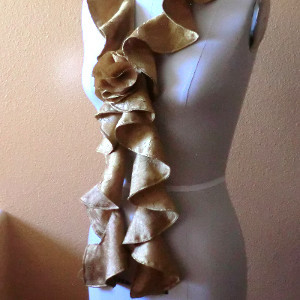 Ruffled Cascading Scarf