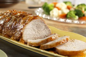 Lazy Apricot Glazed Pork Roast