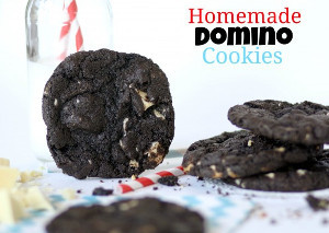 Homemade Domino Cookies Inspired by the Great American Cookie Company
