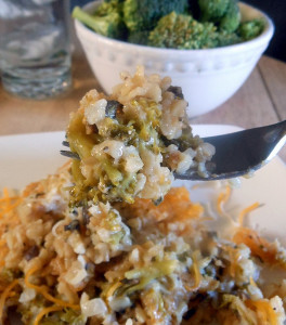 Lightened-Up Broccoli Rice Casserole