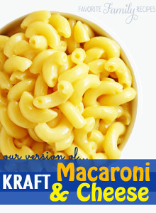 Copycat Kraft Mac and Cheese