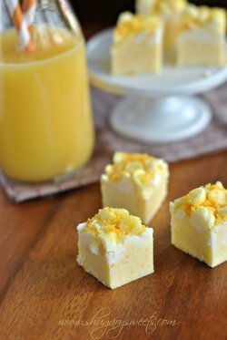 Copycat Orange Julius Fudge