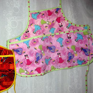 Reversible Craft Apron for Kids
