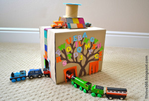 Tactile Toy Train Tunnel