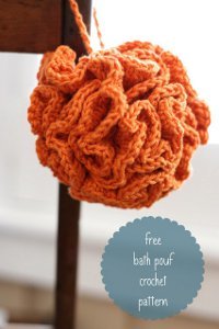 PATTERN ONLY Crochet Miniature Bath Pouf