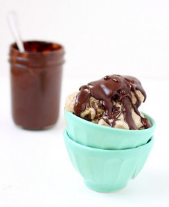 DIY Magic Shell Chocolate Sauce