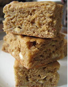 White Chocolate Peanut Butter Blondies