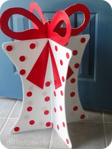 Giant Present Entryway Decoration