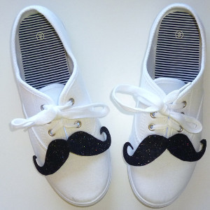 Decorative Mustaches for Shoes