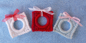 Crochet Present Ornament