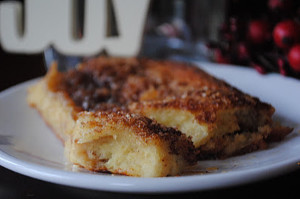 Eggnog French Toast Bake