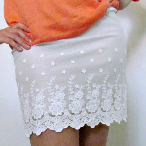 Easiest Lace Skirt Ever