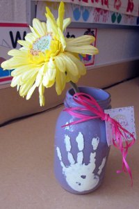 Mama's Mason Jar Vase