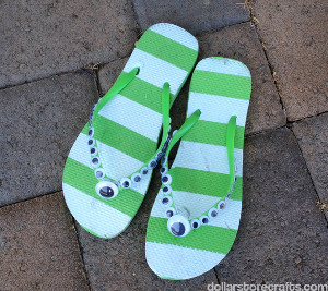 Googly Eye Flip Flops